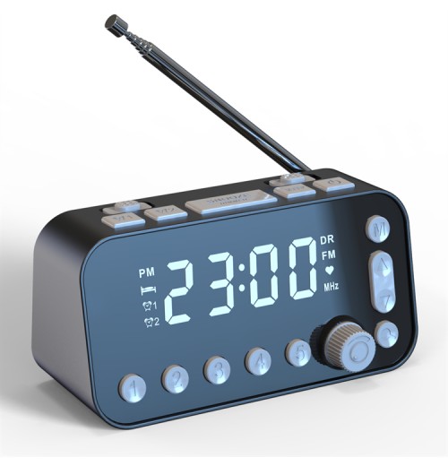 Mini Portable Radio Desk Clock Bed Bedroom Auto Sleep Setting Smart Alarm Clock Mini Portable Radio Desk Clock Bed Bedroom Auto Sleep Setting Smart Alarm Clock