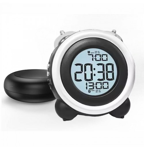 Hot in Europe and America vibrating alarm clock smart display day date time led alarm clock for people with hearing impaired Hot in Europe and America vibrating alarm clock smart display day date time led alarm clock for people with hearing impaired