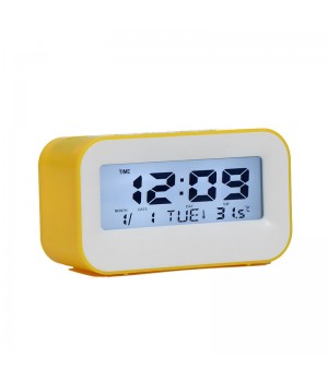 Wholesale Dementia Calendar Led Snooze Alarm Timer For Elderly Screen Mini Digital Desktop Clock